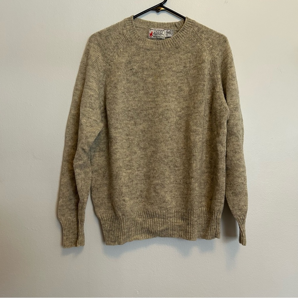 100% Wool Beige Sweater